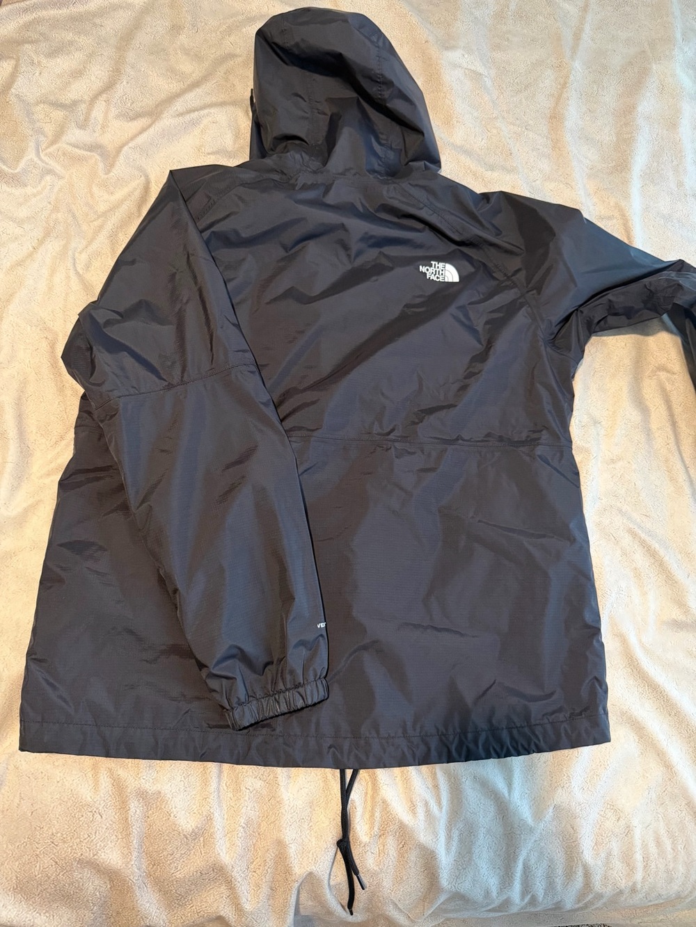 The North Face Black Hooded Windbreaker Jacket